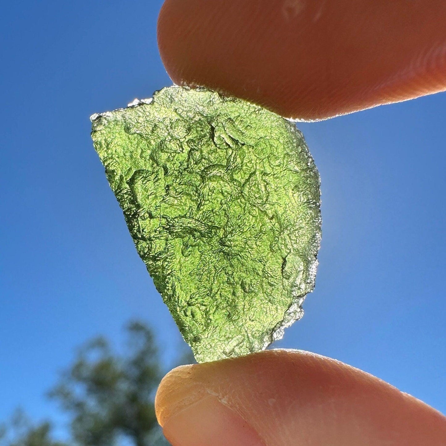 Moldavite Tektite Specimen, High Quality, Transformation, Manifestation, Reiki, Authentic Moldavite Specimen, 5.14 grams|25.7 carats