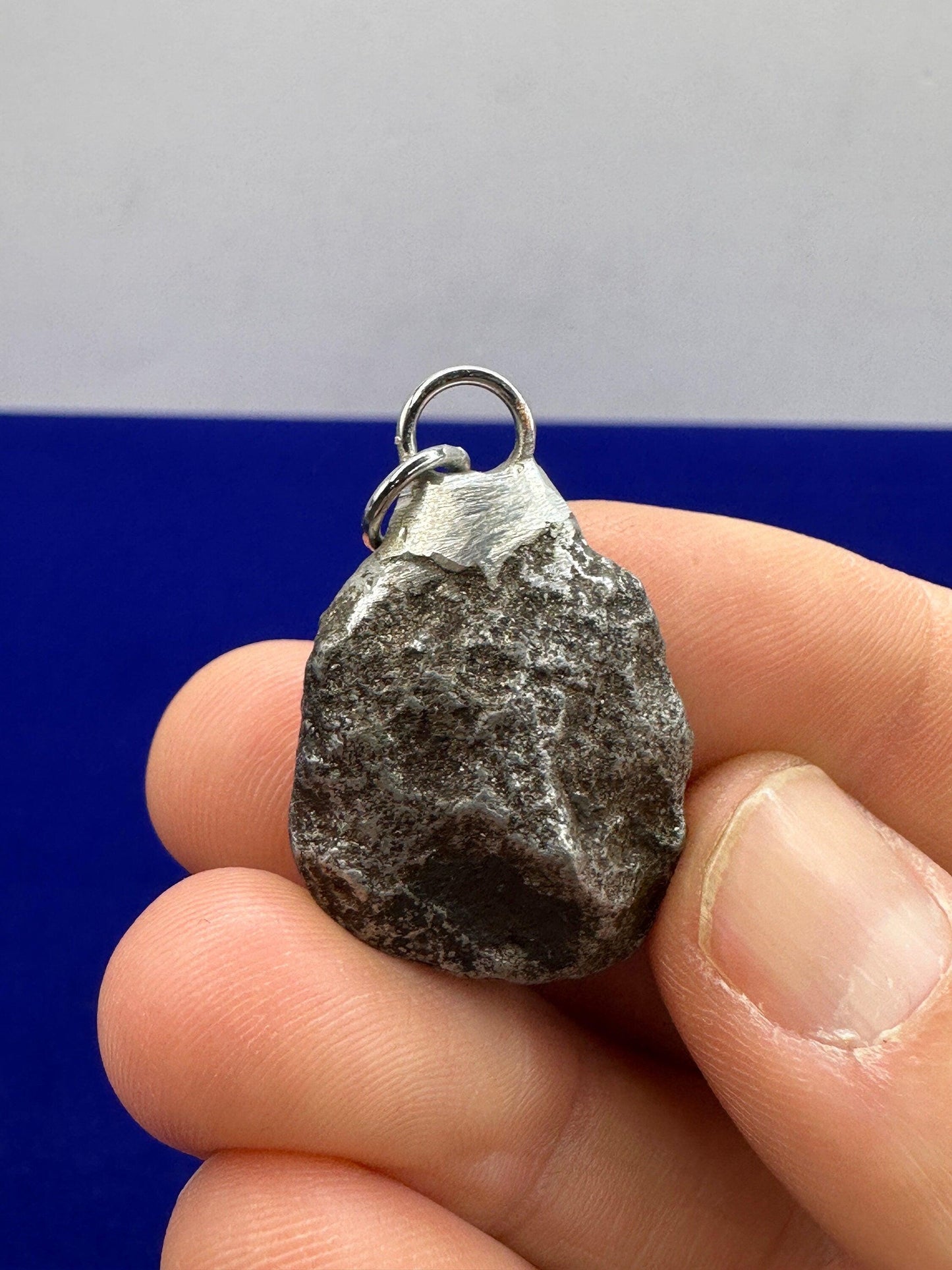 Sikhote-Alin Meteorite Russia Pendant 23.06 grams, Meteorite Pendant, Handmade Jewelry, Space Gift, Iron Meteorite, Astronomy Gift