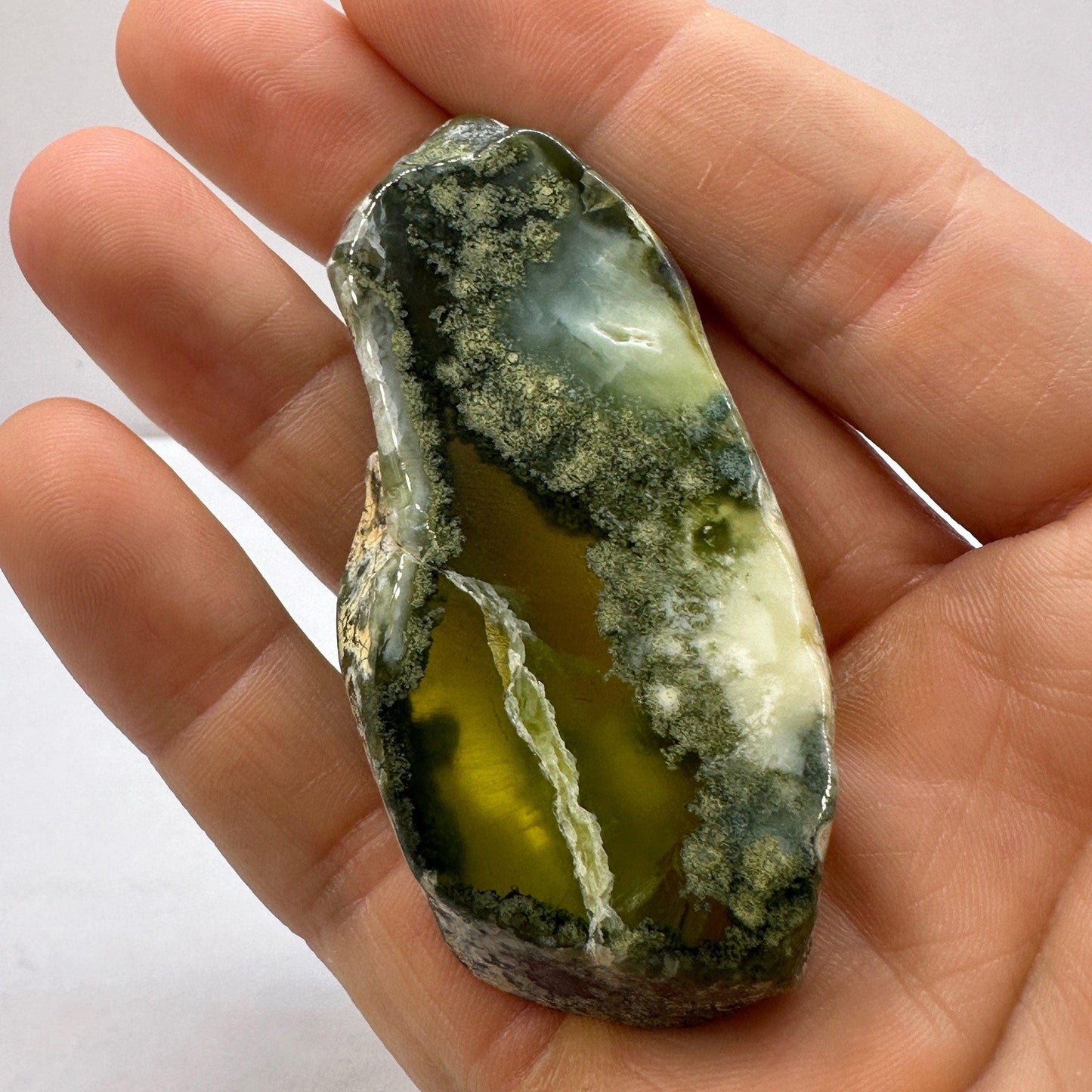 Prehnite Naturalite, Prehnite, Top Quality Prehnite, Australian Prehnite, Lucid Dreaming, Dreams, Reiki Energy, 42.99 grams|214.95 carats