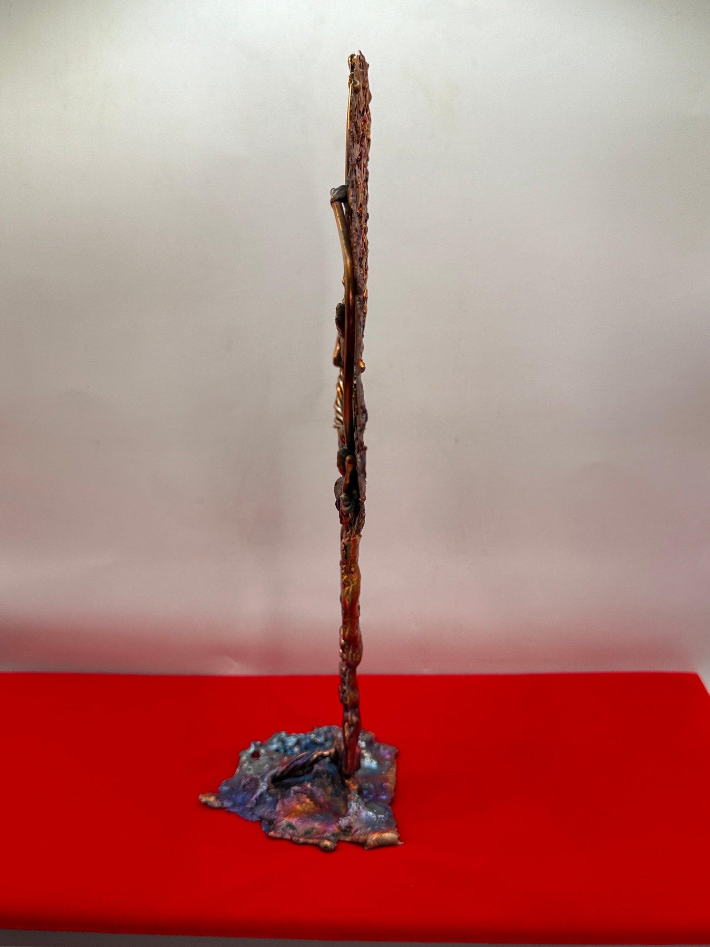 Beautiful Copper Oak Tree Sculpture, Copper Splash Art, Arizona Copper, Arizona Copper, Southwest Gift, Arizona Gift, 15.6 ounces