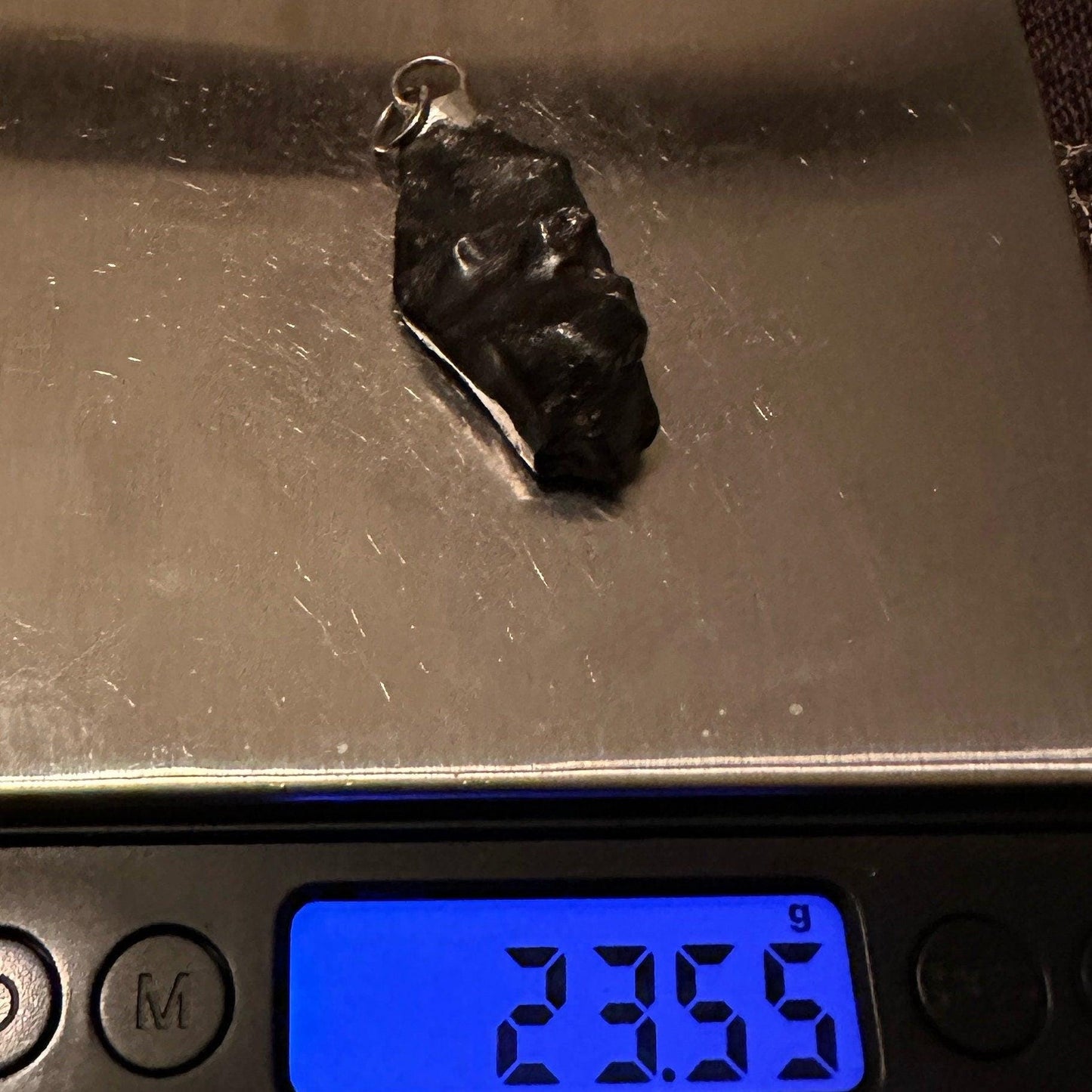 Sikhote-Alin Meteorite Pendant 23.55 grams, Astronomy Gift, Authentic Meteorite, Space Gift, Meteorite Jewelry, Iron Meteorite