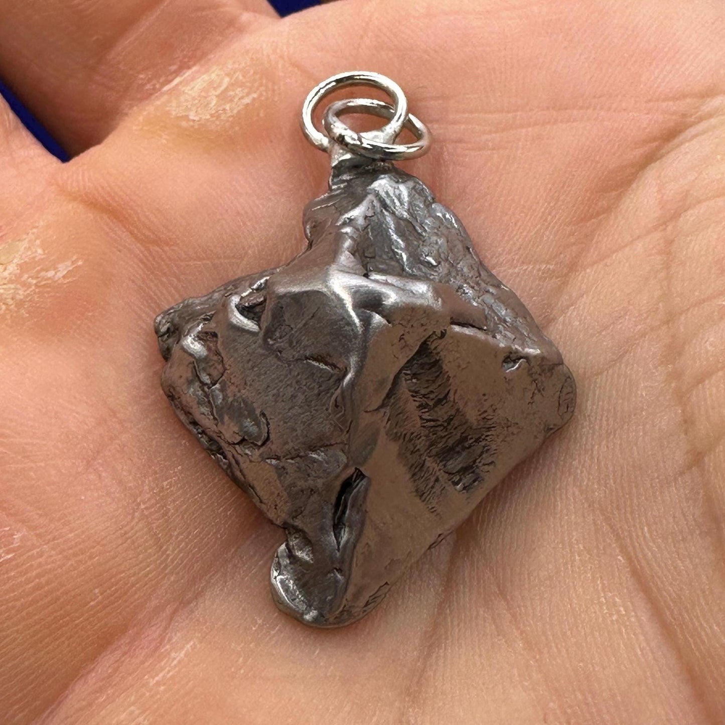 Beautiful Aletai Meteorite Pendant, 15.38 grams, Astronomy Gift, Authentic Meteorite, Meteorite Jewelry, Meteorite Pendant, COA, Space Gift