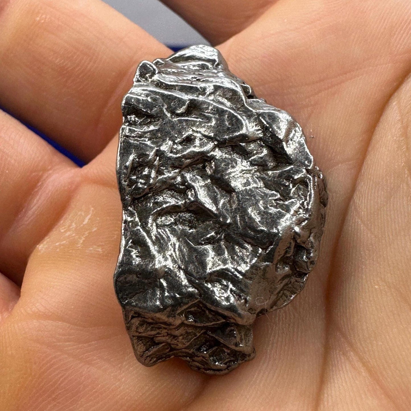 Beautiful Campo de Cielo Meteorite 34.09 grams, Authentic Meteorite, Iron Meteorite, Campo del Cielo, Space Gift, Space, COA, Astronomy Gift