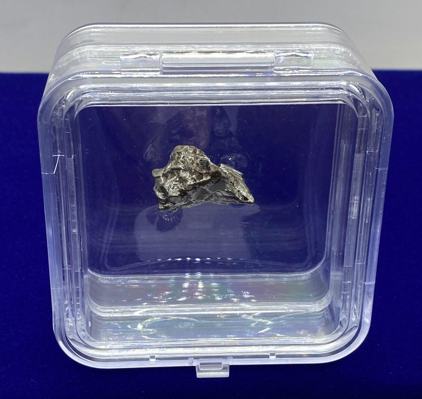 Beautiful Meteorite Specimen Campo del Cielo 15.29 grams, comes with a display case and velvet carrying bag, Astronomy Gift, Space Gift