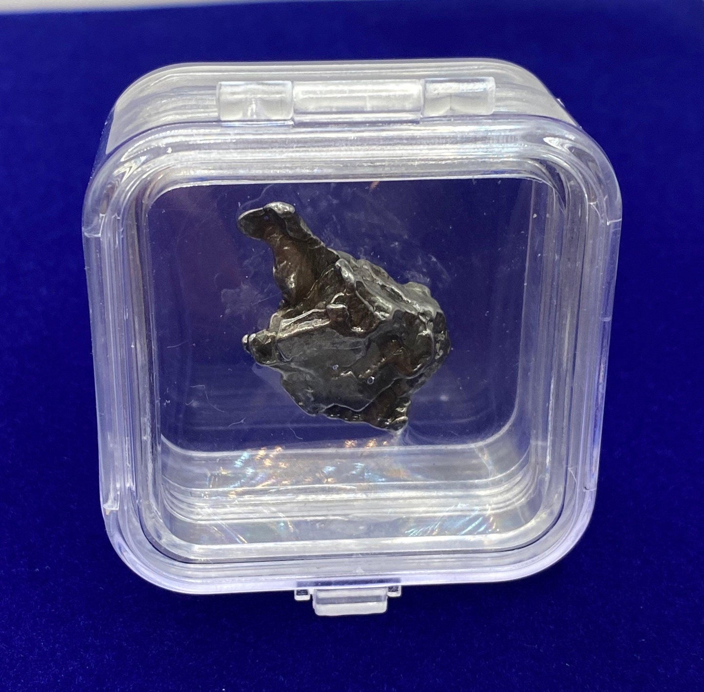 Beautiful Meteorite Specimen Campo del Cielo 12.52 grams, comes with a display case and velvet carrying bag, Astronomy Gift, Space Gift