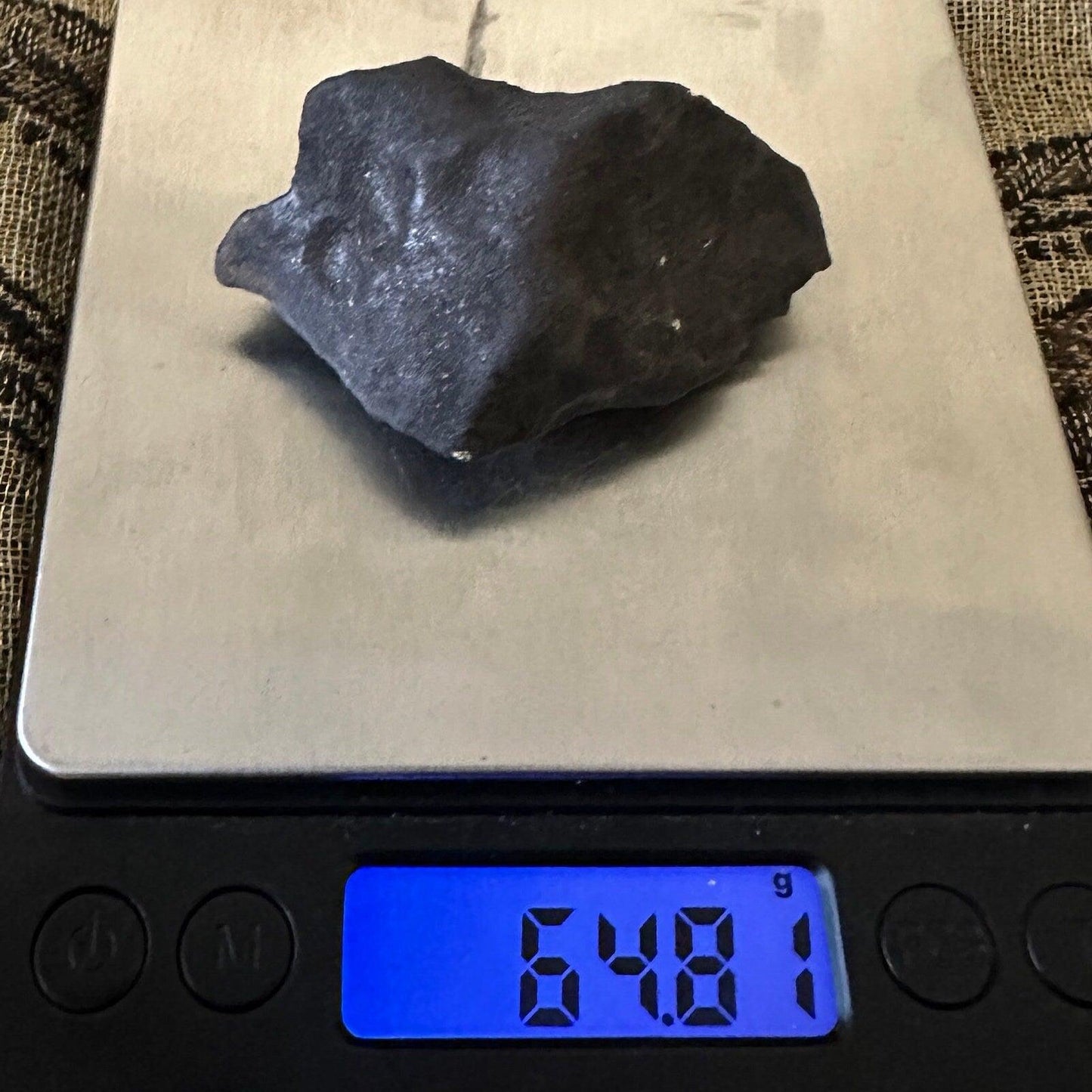 Beautiful Meteorite Vinales Chondrite, L6 Stony Meteorite, Witnessed Fall, 2019, Authentic Meteorite, Astronomy Gift, Space Gift, 64.81g