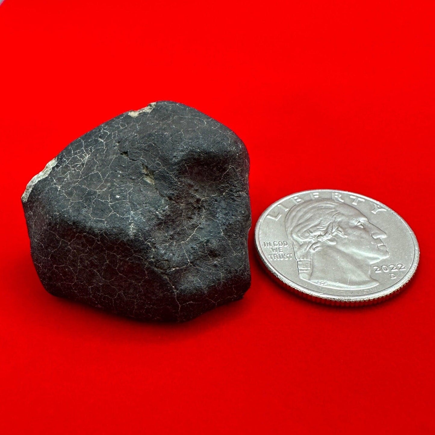 Beautiful Meteorite Hammad Al Hamdra (HaH) Chondrite Meteorite, Stony Meteorite, 38.71 grams, Authentic Meteorite,Astronomy Gift, Space Gift