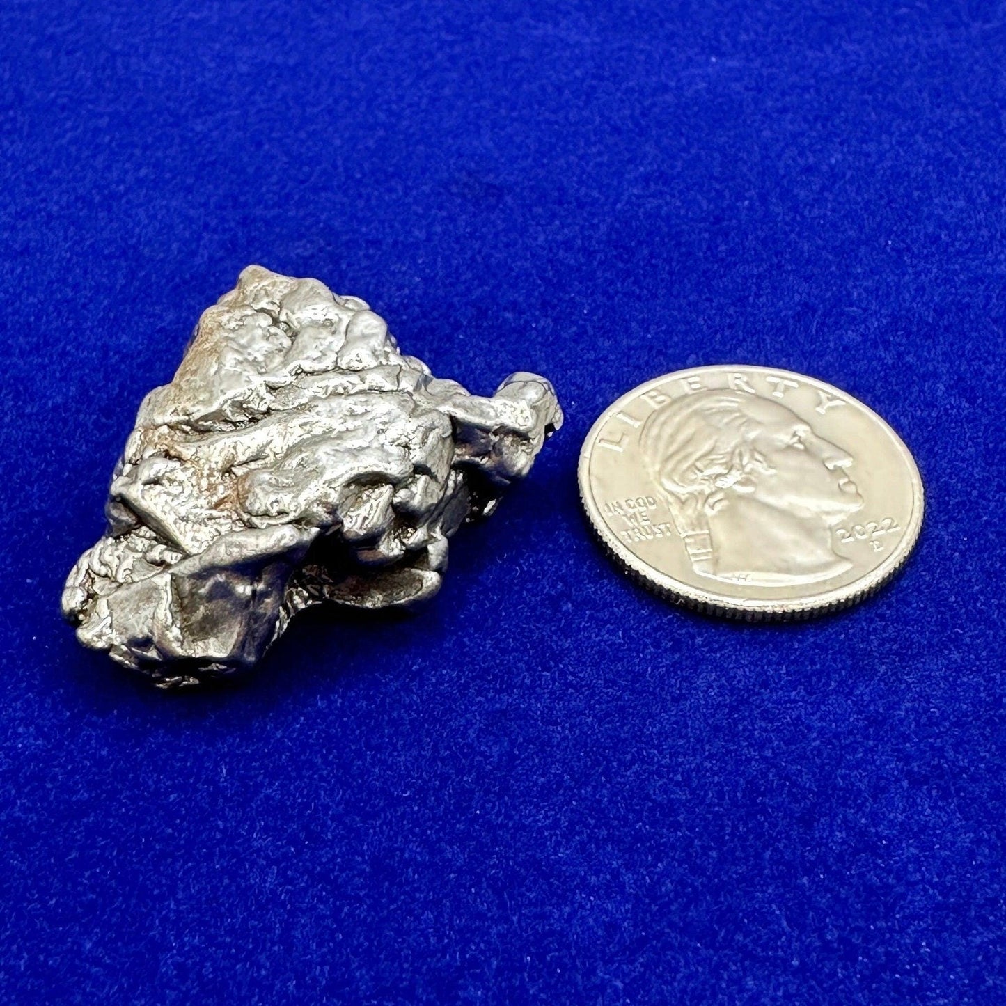 Beautiful Campo de Cielo Meteorite 43.52 grams, Authentic Meteorite, Iron Meteorite, Campo del Cielo, Space Gift, Space, COA, Astronomy Gift