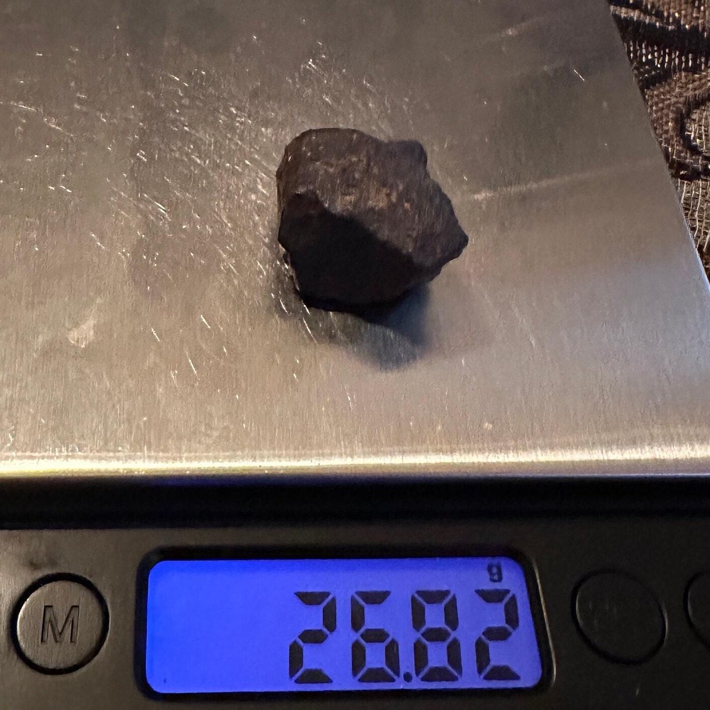 Unique Iron Meteorite Mundrabilla, 26.82 grams, Astronomy Gift, Space Gift, Iron Meteorite, Australia, Meteorite Collection, Space, COA