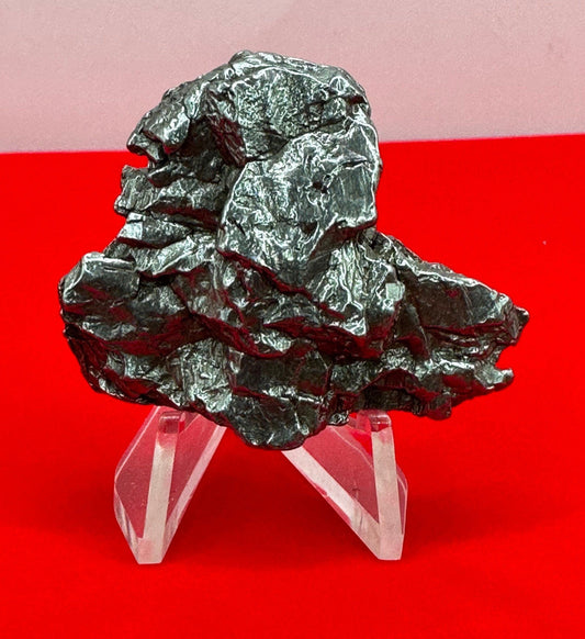 Rare Meteorite Specimen Campo del Cielo 60.44 grams, With rare moving piece, Astronomy Gift, Reiki, Space Gift, Iron Meteorites