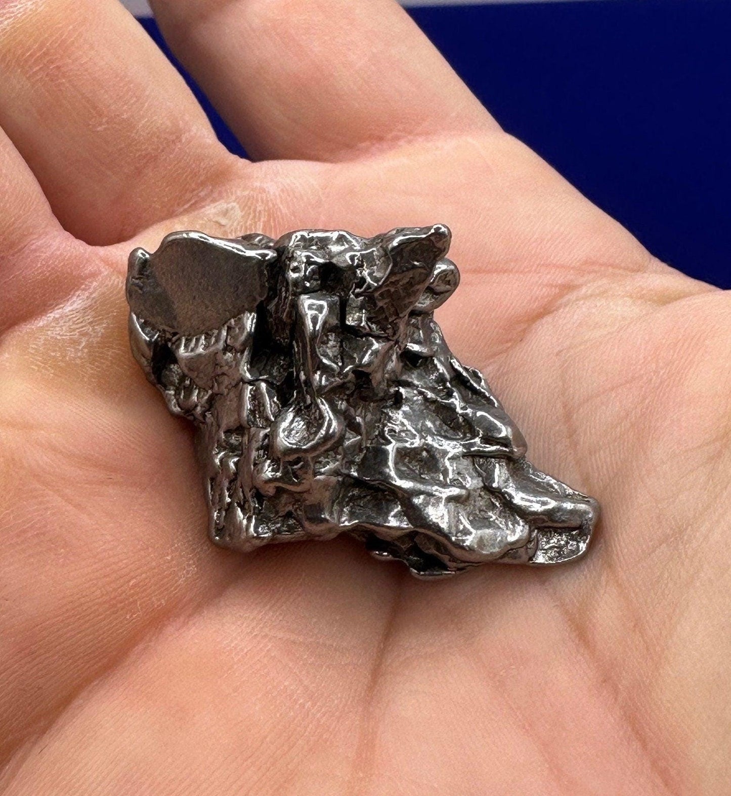 Meteorite Specimen Campo del Cielo 39.18 grams, Iron Meteorite, Astronomy Gift, Space, Moving Piece Meteorite, Space Gift, Space Gift, COA