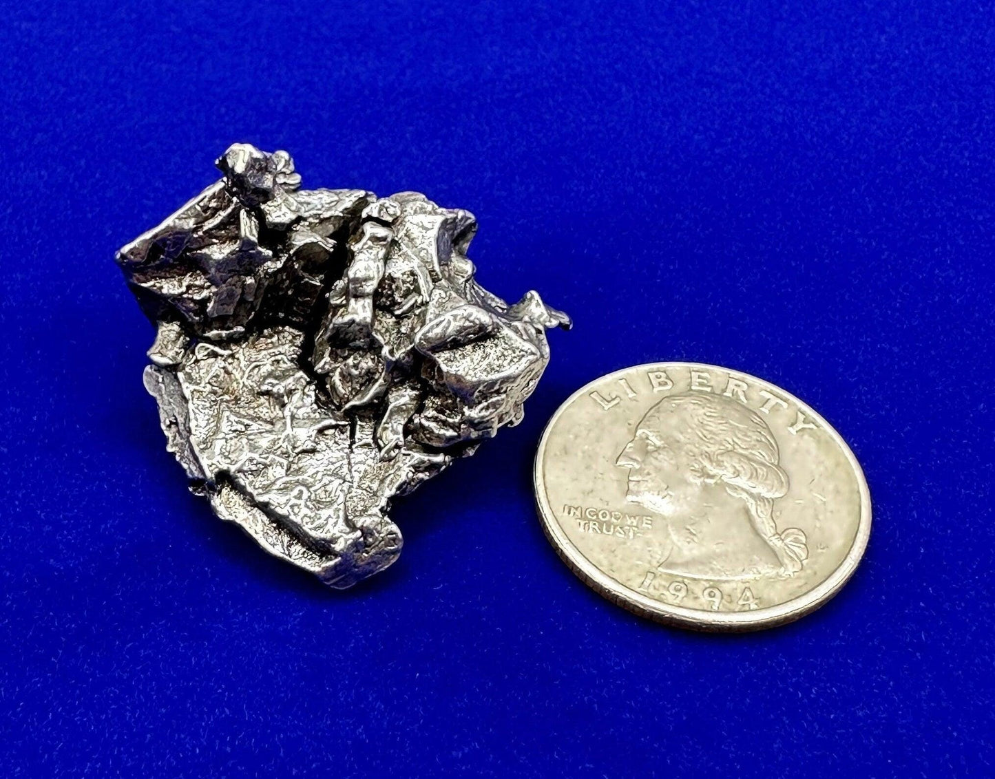 Meteorite Specimen Campo del Cielo 35.43 grams, Iron Meteorite, Astronomy Gift, Space, Moving Piece Meteorite, Space Gift, Space Gift, COA