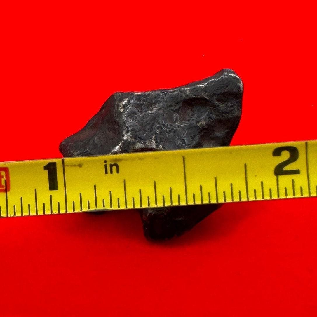 Rare and Unique Agoudal Meteorite Specimen,  grams, Iron Meteorite, Astronomy Gift, Space Gift, Iron Meteorite, 13.57 grams, From Space