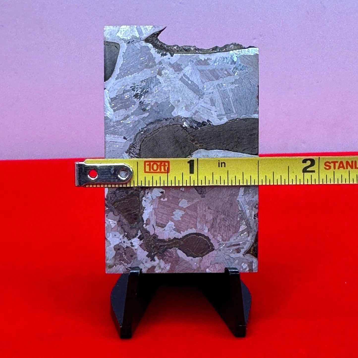 Unique Iron Meteorite Mundrabilla Etched Slice, 34.56 grams, Astronomy Gift, Space Gift, Iron Meteorite, Australia, Meteorite Collection