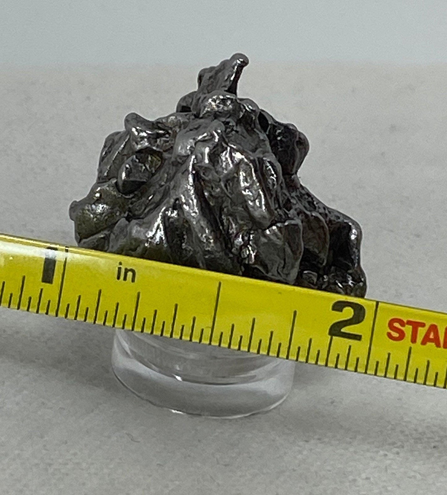 Meteorite Nugget Specimen Campo del Cielo 27.62 grams, comes with a display case and stand, A perfect gift for yourself or a loved one