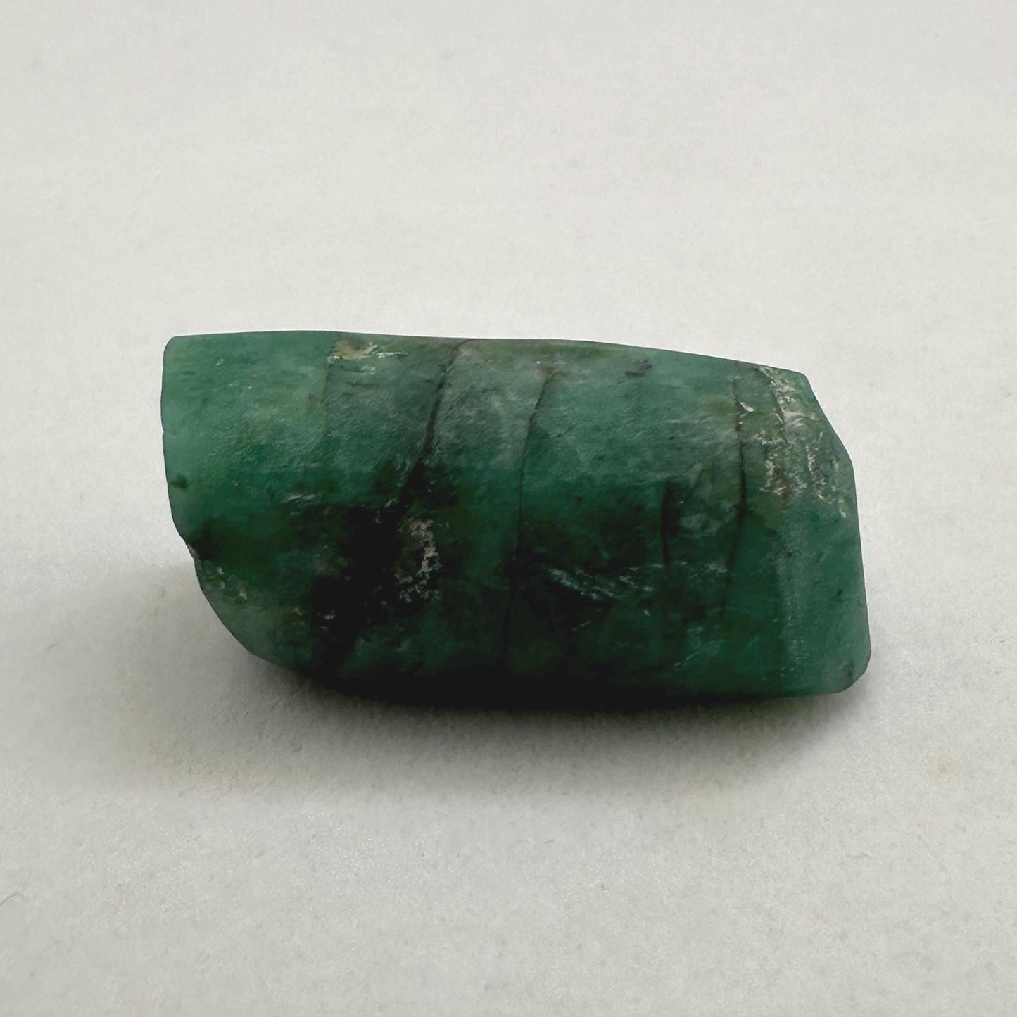 Polished Rough Emerald, Emerald Stone, Authentic Emerald, Brazilian Emerald, Heart Chakra, Brazilian Emerald, 6.17 grams/30.85 Carats