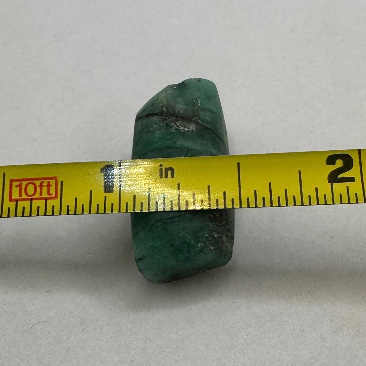 Polished Rough Emerald, Emerald Stone, Authentic Emerald, Brazilian Emerald, Heart Chakra, Brazilian Emerald, 6.17 grams/30.85 Carats
