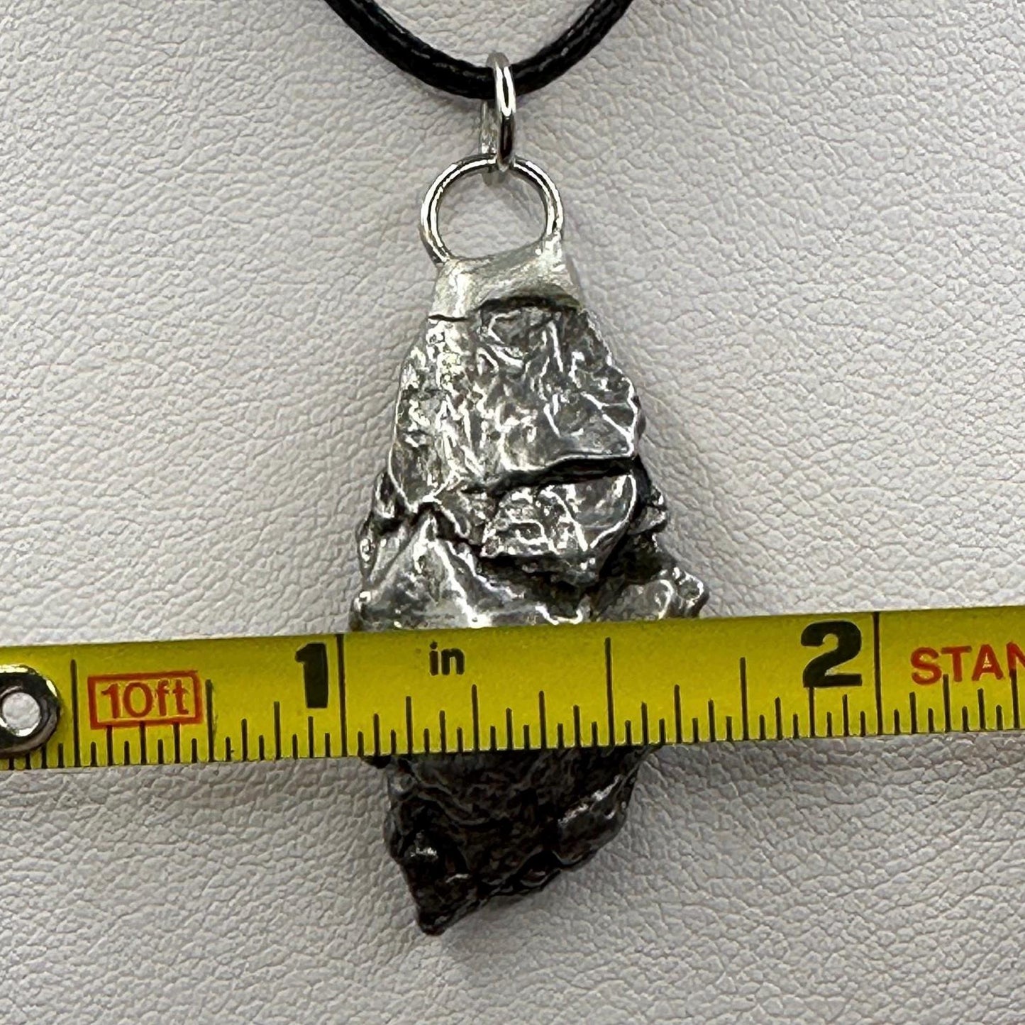 Beautiful Meteorite Campo del Cielo Pendant 17.35 Grams, Astronomy Gift, Authentic Meteorite, Meteorite Jewelry, Meteorite Pendant, COA