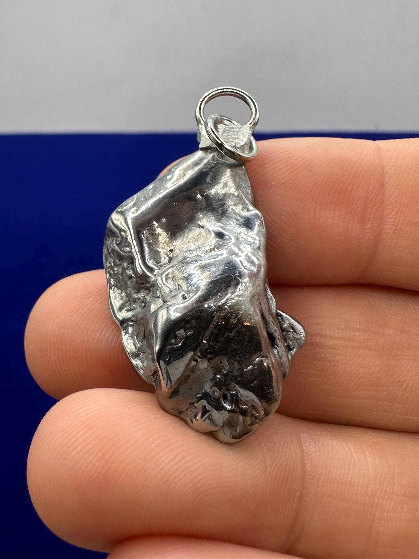 Beautiful Aletai Meteorite Pendant, 17.84 grams, Astronomy Gift, Authentic Meteorite, Meteorite Jewelry, Meteorite Pendant, COA, Space Gift