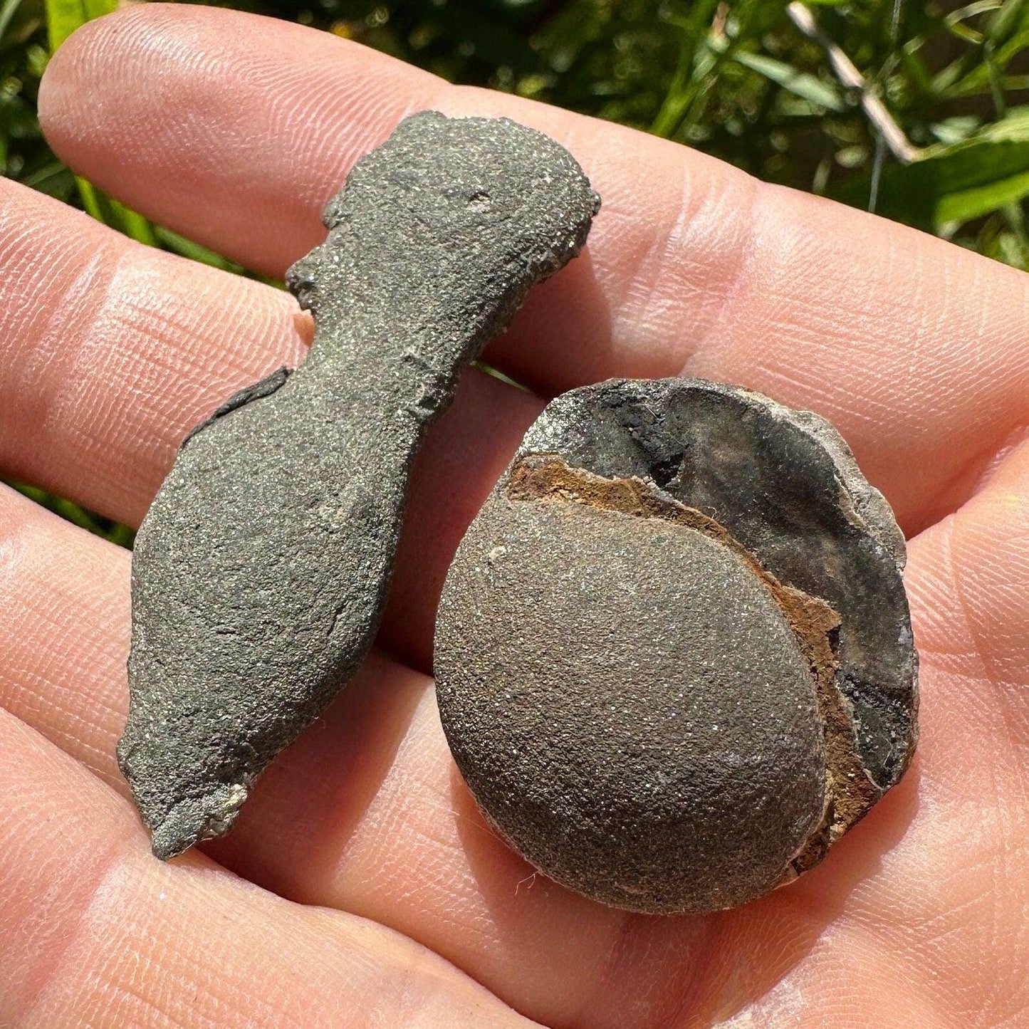 Rare and Unique Kansas Pop Rocks, Pair of Stones, Energy Balancer Stones, Kansas, Sacred Stones, Pop Rocks, Grounding Stones, 37.95 grams