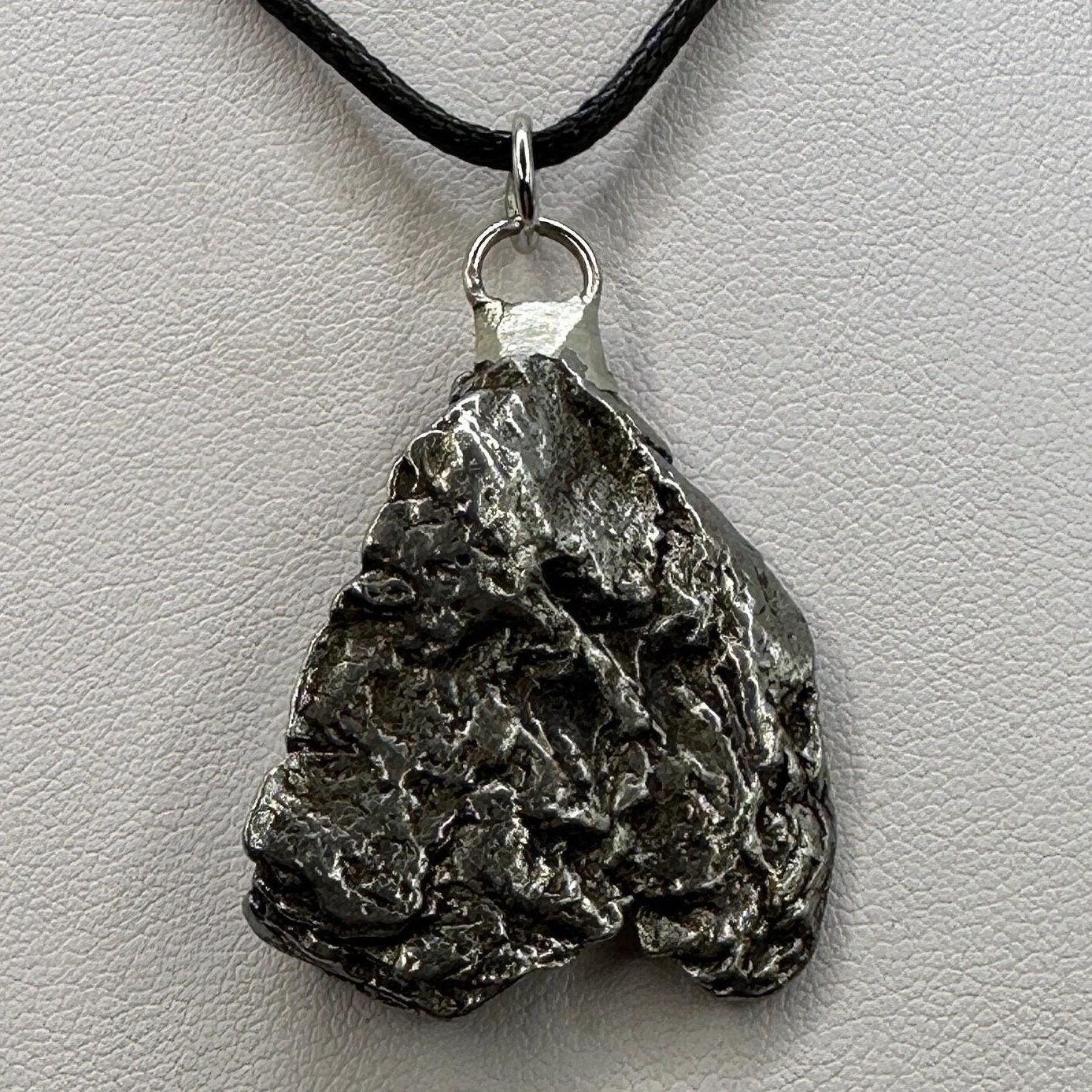 Beautiful Aletai Meteorite Pendant, 20.89 grams, Astronomy Gift, Authentic Meteorite, Meteorite Jewelry, Meteorite Pendant, COA, Space Gift