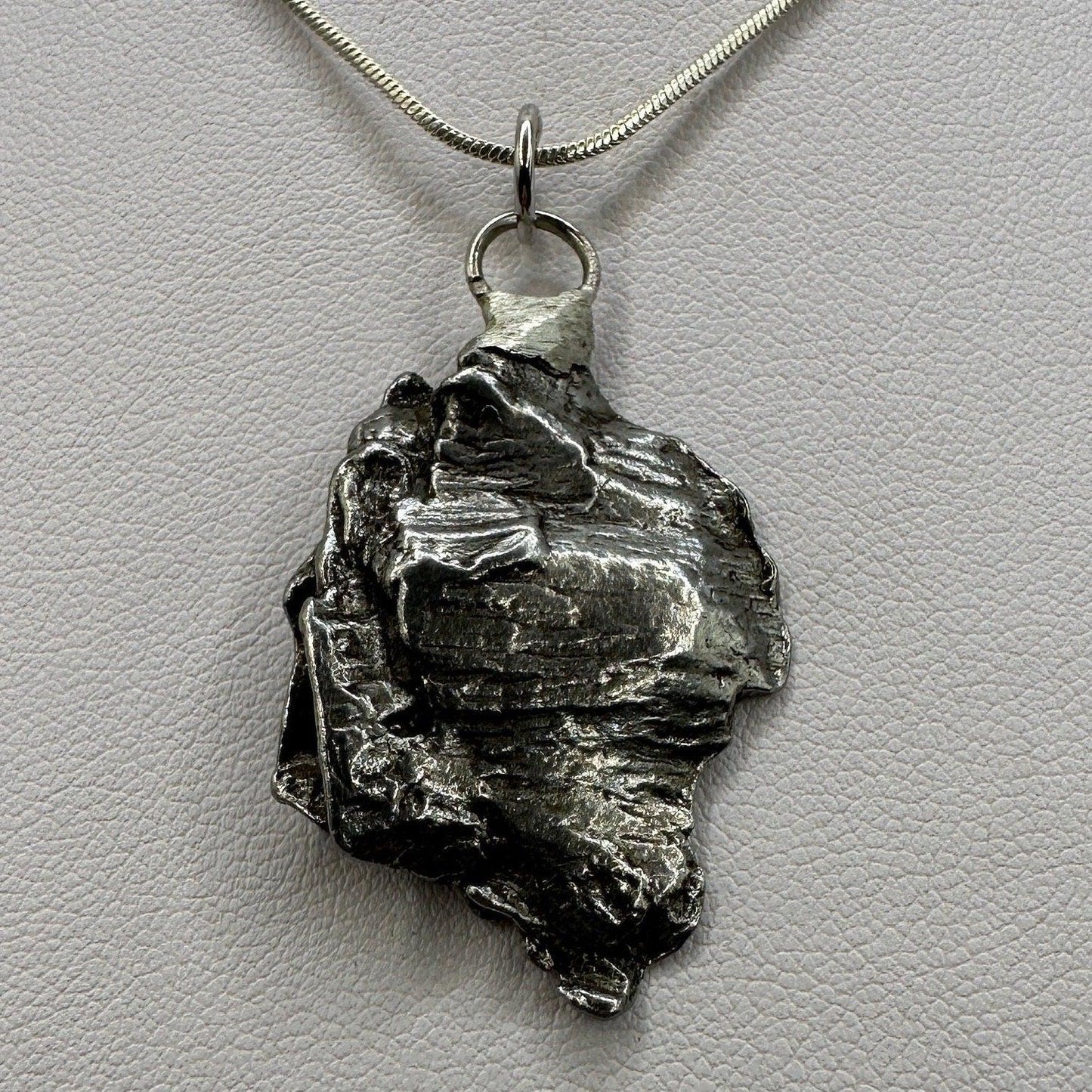 Beautiful Aletai Meteorite Pendant, 12.73 grams, Astronomy Gift, Authentic Meteorite, Meteorite Jewelry, Meteorite Pendant, COA, Space Gift