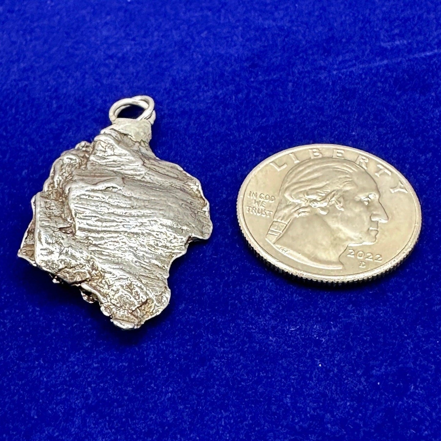 Beautiful Aletai Meteorite Pendant, 12.73 grams, Astronomy Gift, Authentic Meteorite, Meteorite Jewelry, Meteorite Pendant, COA, Space Gift