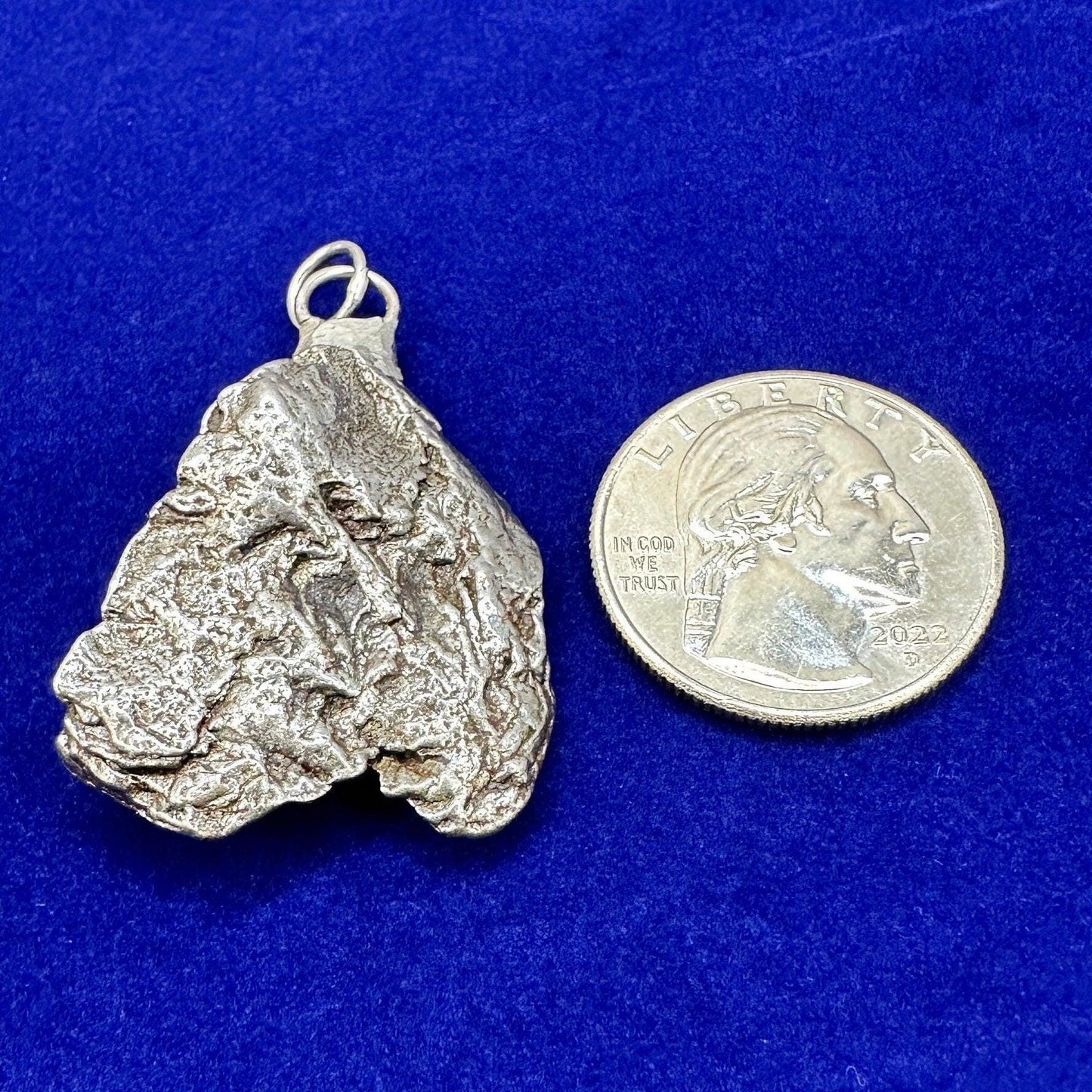 Beautiful Aletai Meteorite Pendant, 20.89 grams, Astronomy Gift, Authentic Meteorite, Meteorite Jewelry, Meteorite Pendant, COA, Space Gift