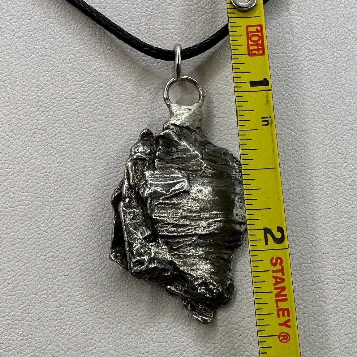 Beautiful Aletai Meteorite Pendant, 12.73 grams, Astronomy Gift, Authentic Meteorite, Meteorite Jewelry, Meteorite Pendant, COA, Space Gift