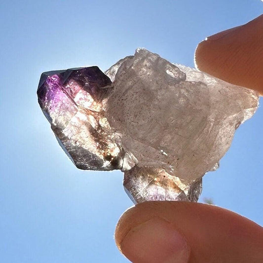 Shangaan Amethyst Crystal Cluster, Crystal Cluster, Amethyst, Zimbabwe, Reiki Healing, Twin Flame, Twin Scepter, 20.41 Grams