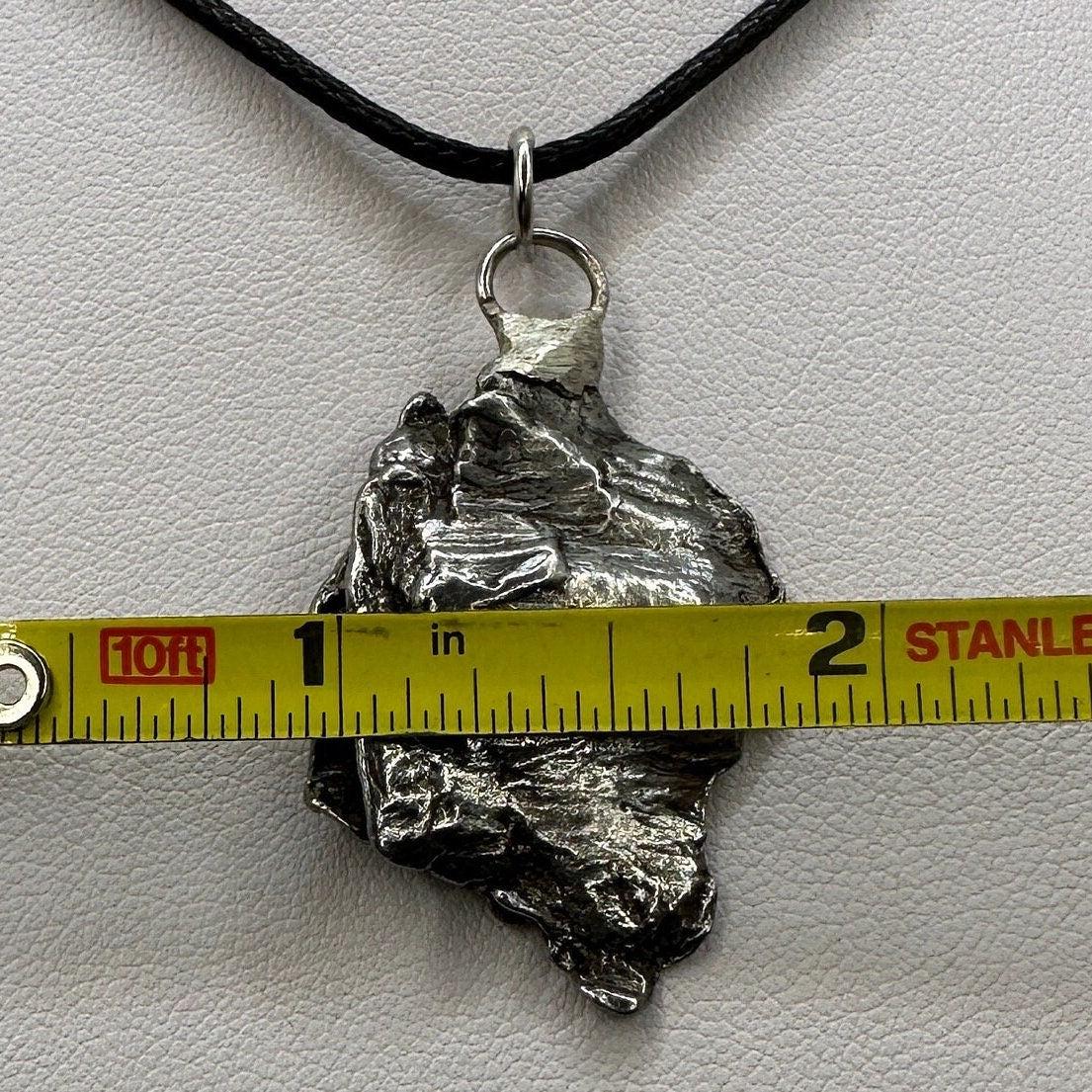 Beautiful Aletai Meteorite Pendant, 12.73 grams, Astronomy Gift, Authentic Meteorite, Meteorite Jewelry, Meteorite Pendant, COA, Space Gift