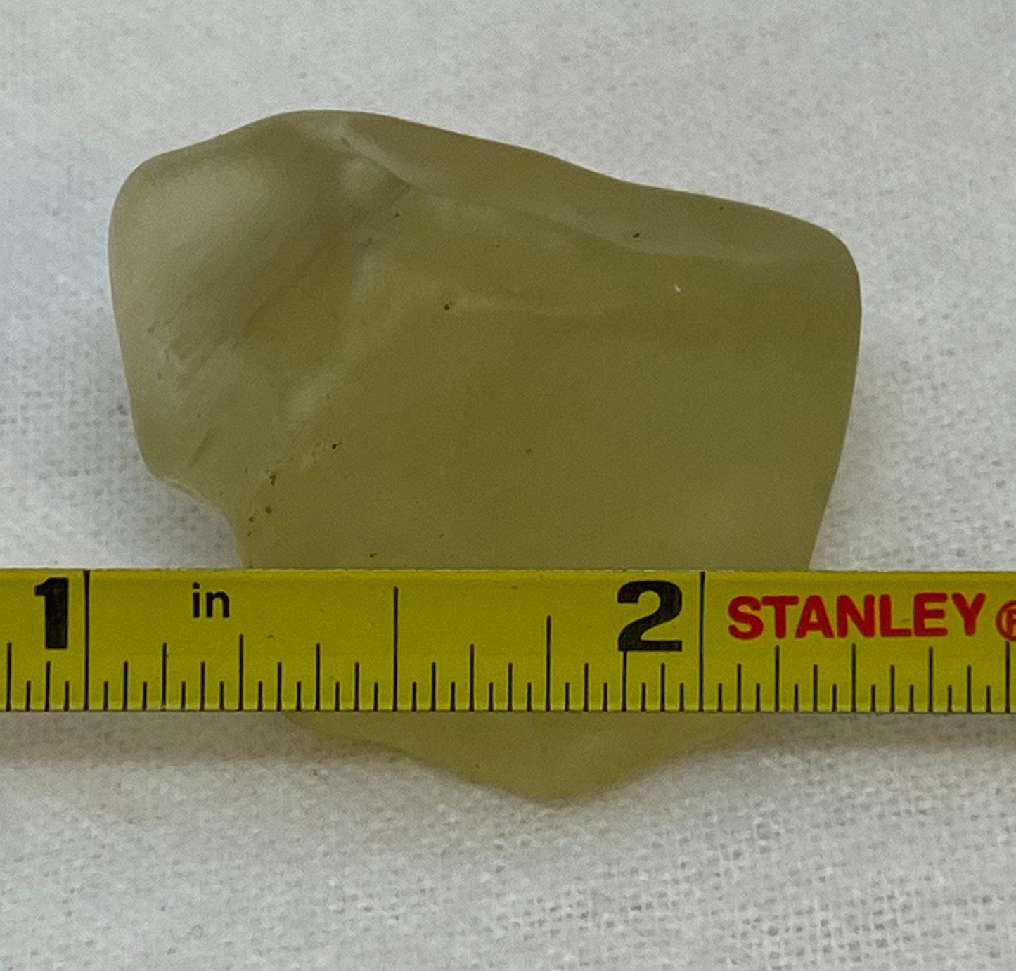 Libyan Desert Glass: Golden Tektite Talisman, Authentic Space Gift, 20.88 grams