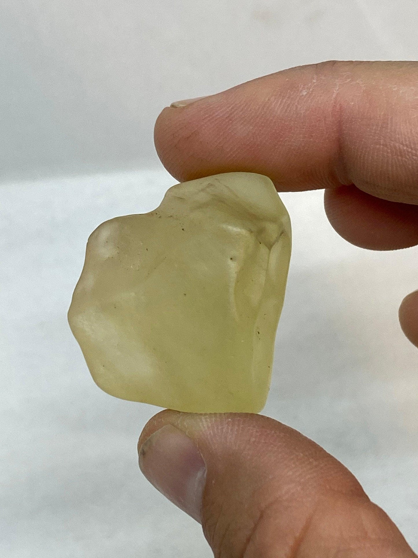 Rare Smooth Libyan Desert Glass, Libyan Gold Tektite, Golden Moldavite, Manifestation Talisman, Astronomy Gift, Space Gift, 20.88 grams