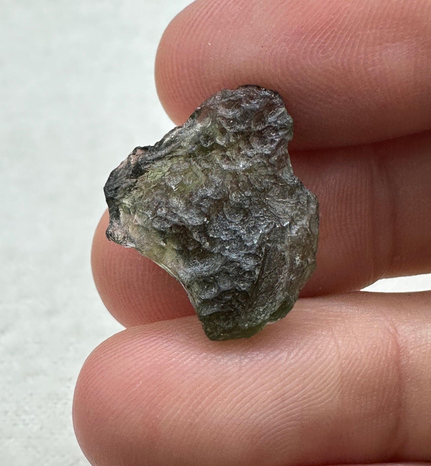 Moldavite Tektite Specimen, High Quality, Transformation, Manifestation, Reiki, Athentic, Moldavite Crystal, 1.90 grams|9.5 carats