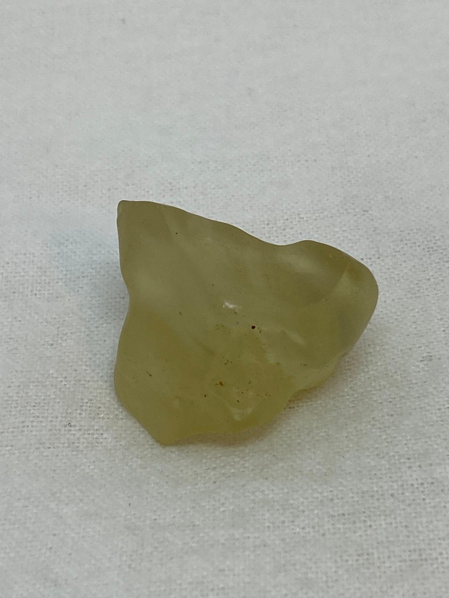 Rare Smooth Libyan Desert Glass, Libyan Gold Tektite, Golden Moldavite, Manifestation Talisman, Astronomy Gift, Space Gift, 20.88 grams