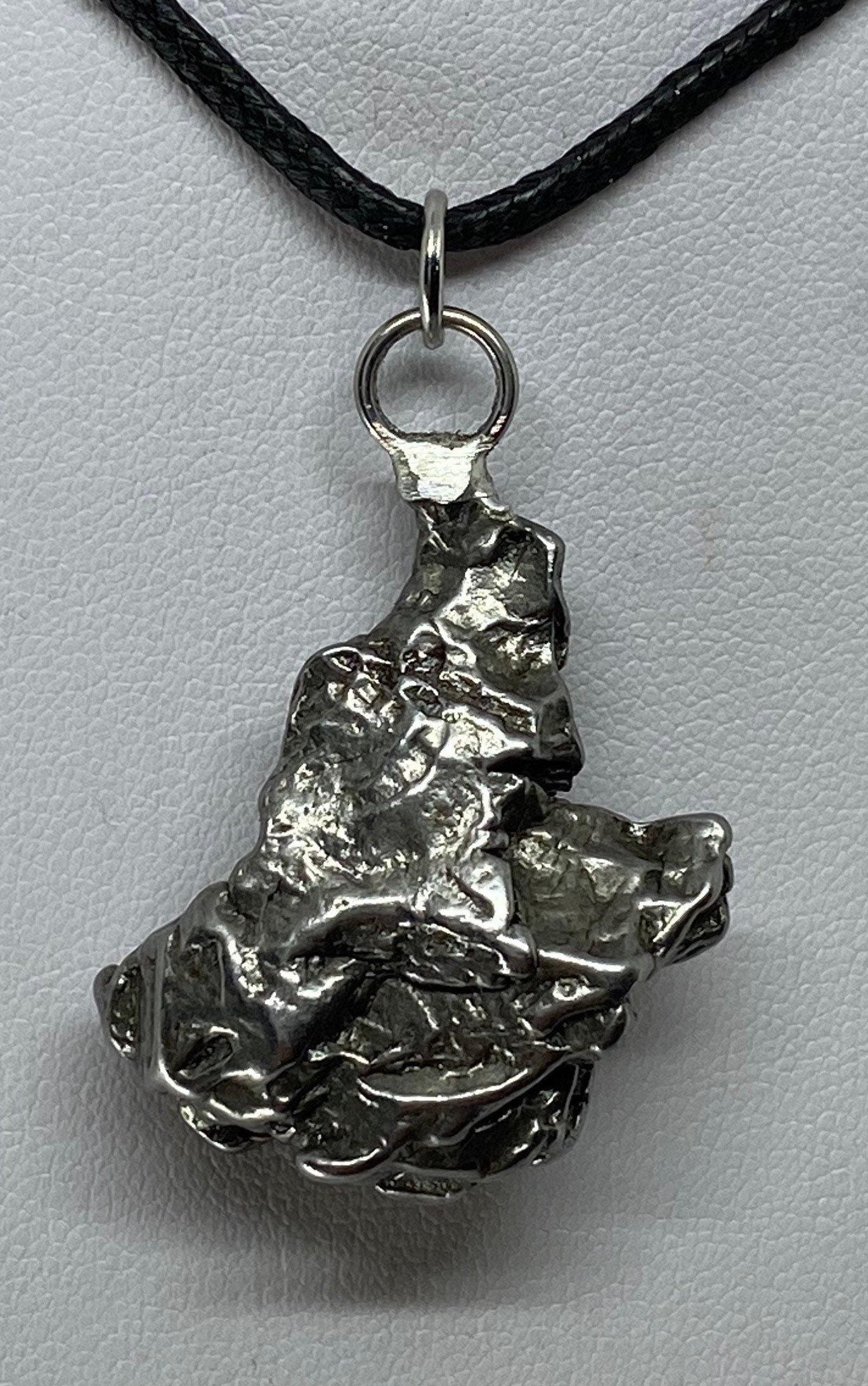 Meteorite Campo del Cielo Pendant 22.43 grams, Beautiful and unique meteorite formation, a gift from the cosmos