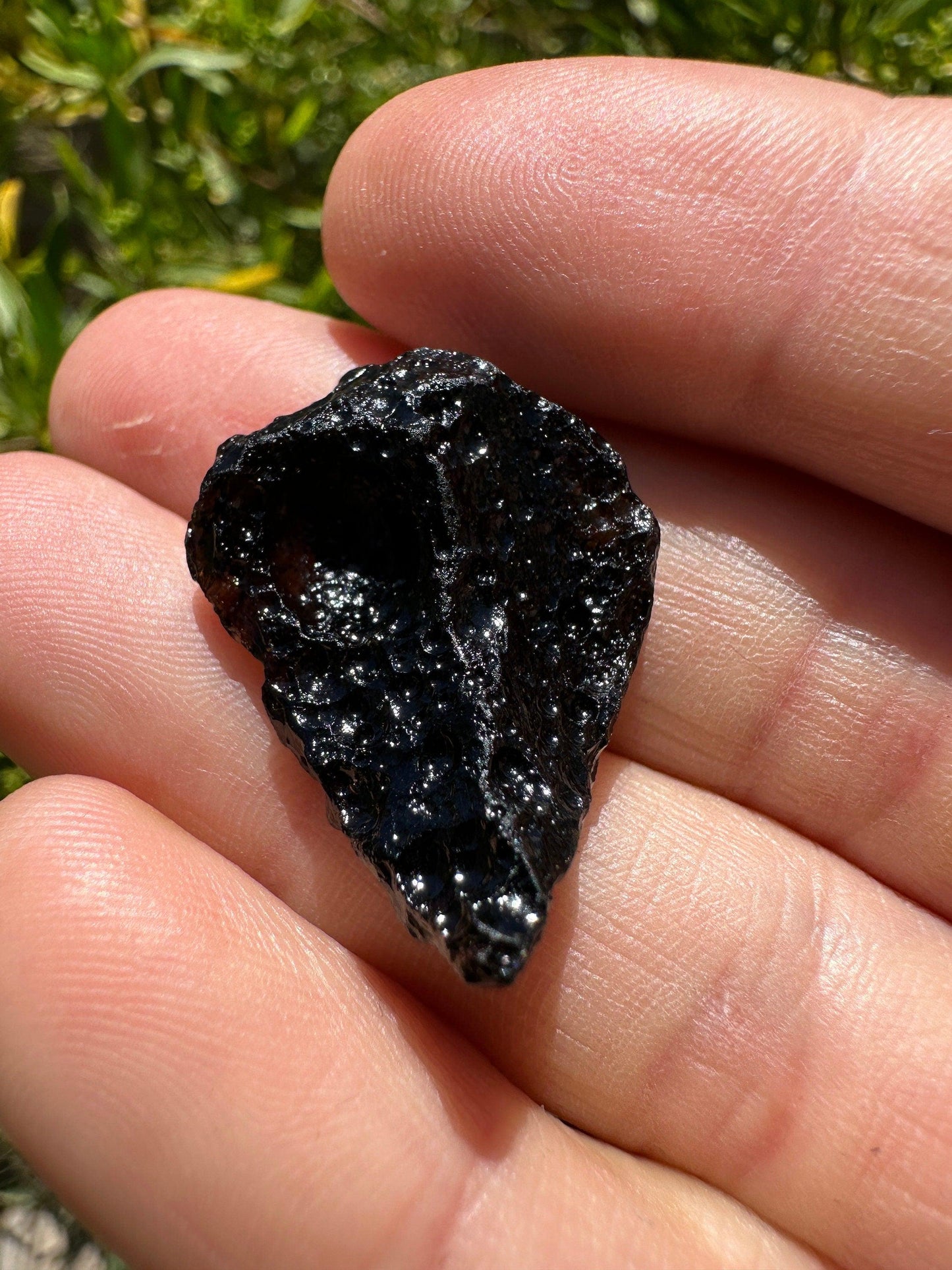 Beautiful Tektite, Indonesia, Indochinite Tektite, Rock Impactite, Energy Work, Reiki, 4.21 grams, Astronomy Gift, Tektite, Space Gift