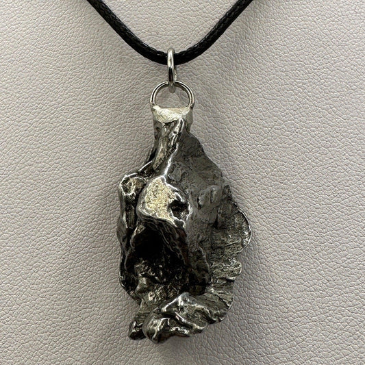 Beautiful Meteorite Campo del Cielo Pendant 18.86 grams, Astronomy Gift, Authentic Meteorite, Meteorite Jewelry, Meteorite Pendant, COA