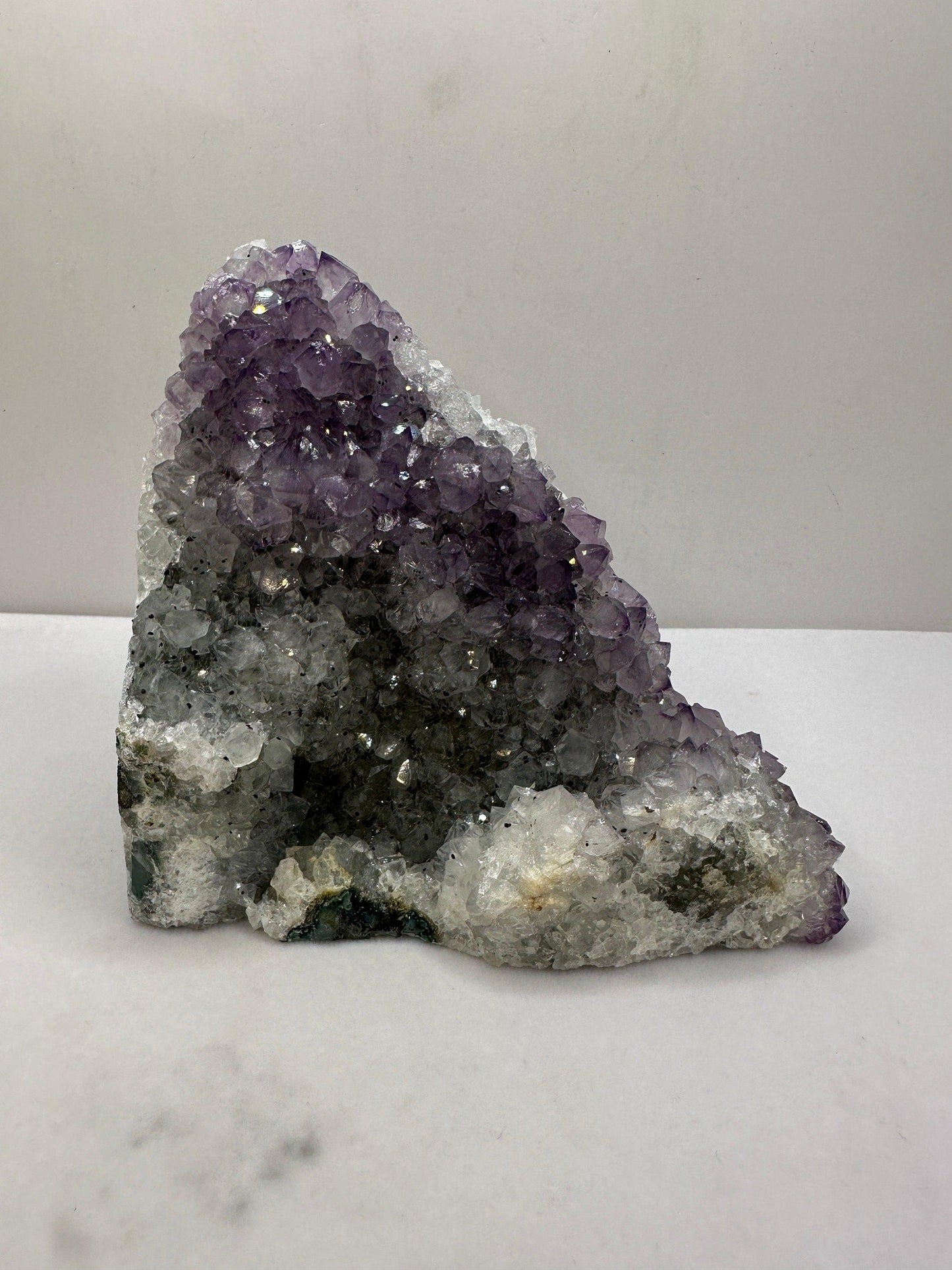 Amethyst Crystal Specimen, Bicolor Amethyst, Crystals, Crystal Collection, Brazil, Amethyst Quartz, Reiki Healing, 1 lb 6.0 ounces