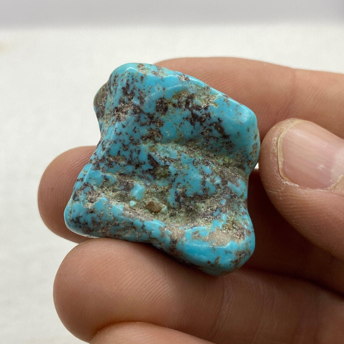 Beautiful High Quality Kingman Turquoise, Nugget, Ithaca Peak, Rock Collection, Reiki, Arizona, Arizona Turquoise, 12.07 grams|60.35 carats