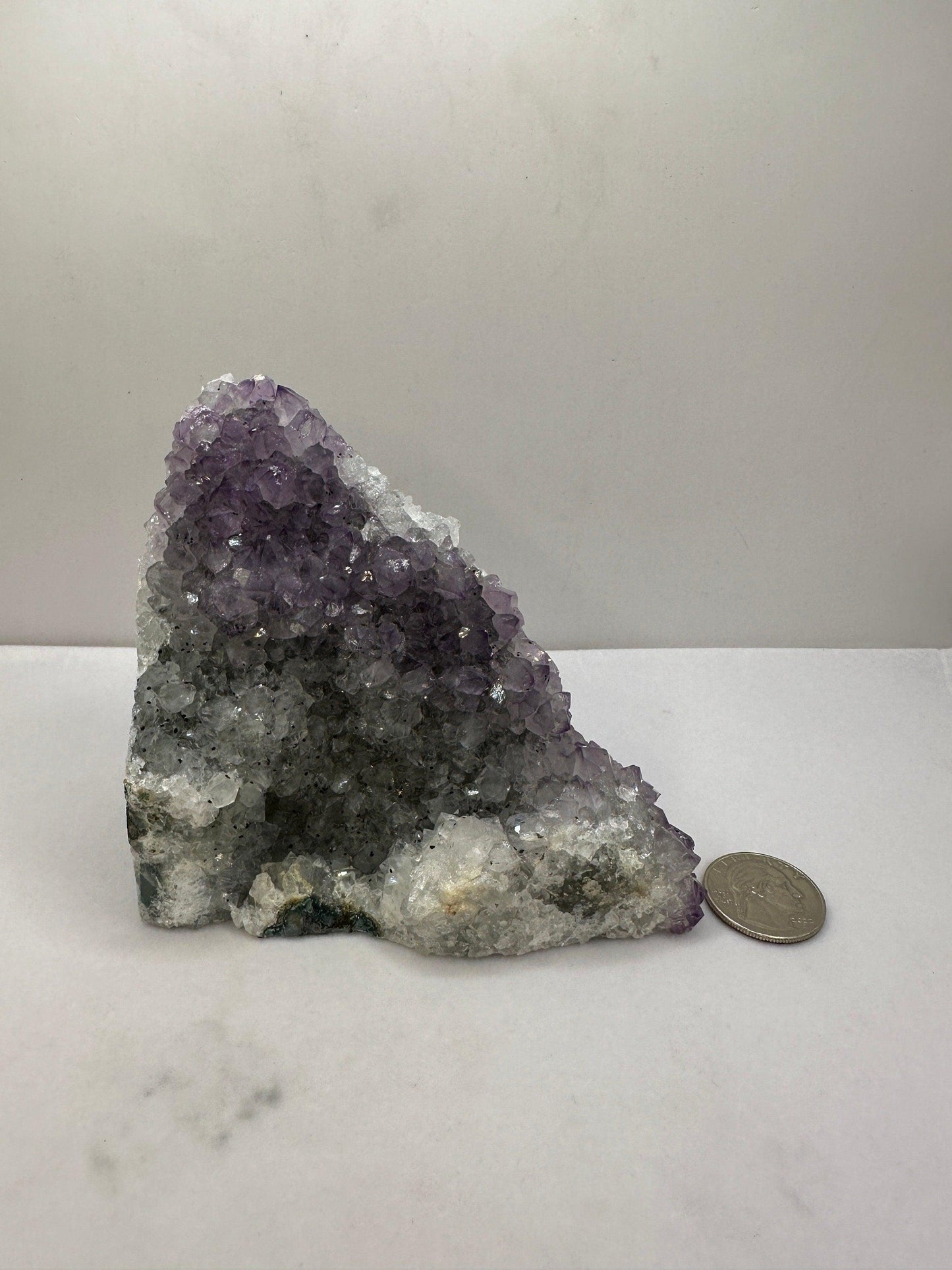 Amethyst Crystal Specimen, Bicolor Amethyst, Crystals, Crystal Collection, Brazil, Amethyst Quartz, Reiki Healing, 1 lb 6.0 ounces