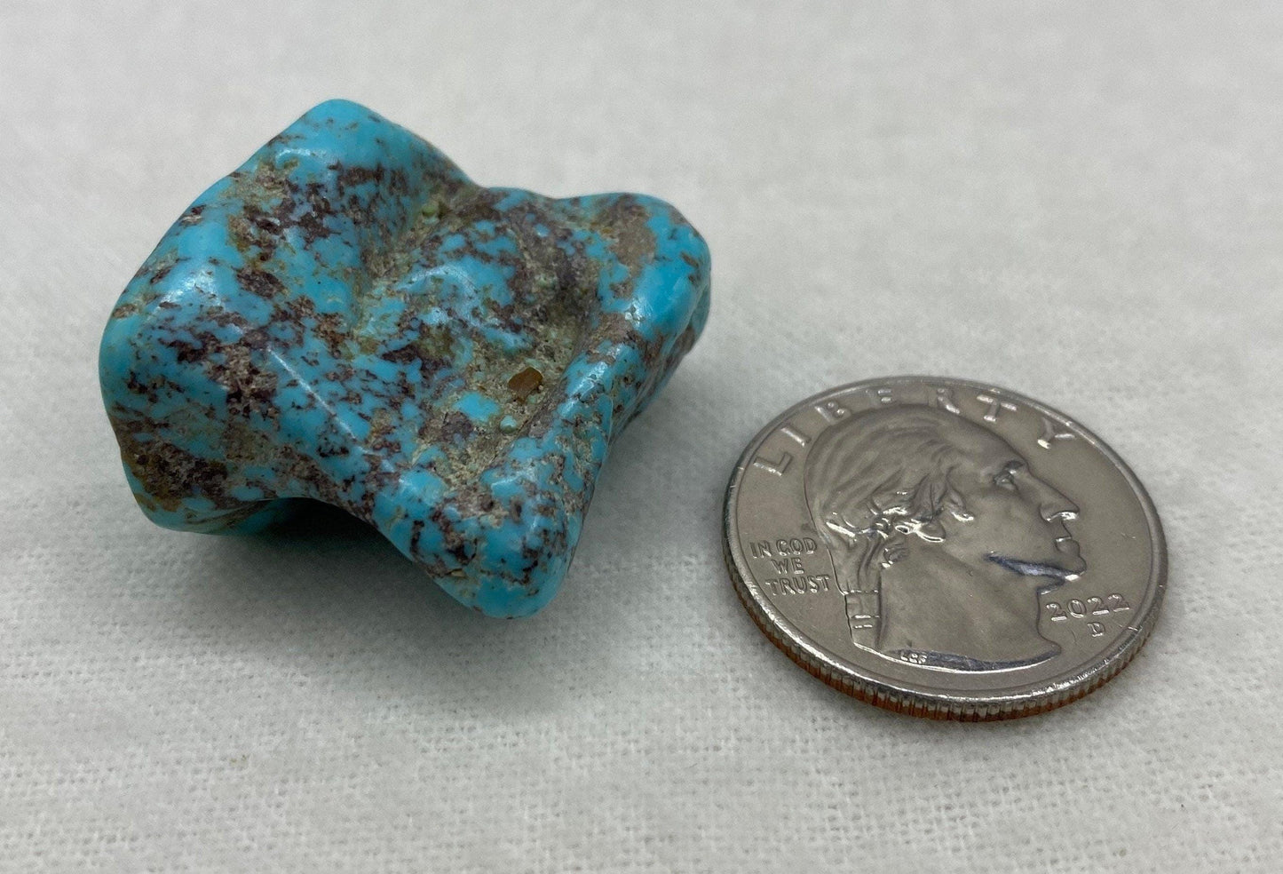 Beautiful High Quality Kingman Turquoise, Nugget, Ithaca Peak, Rock Collection, Reiki, Arizona, Arizona Turquoise, 12.07 grams|60.35 carats