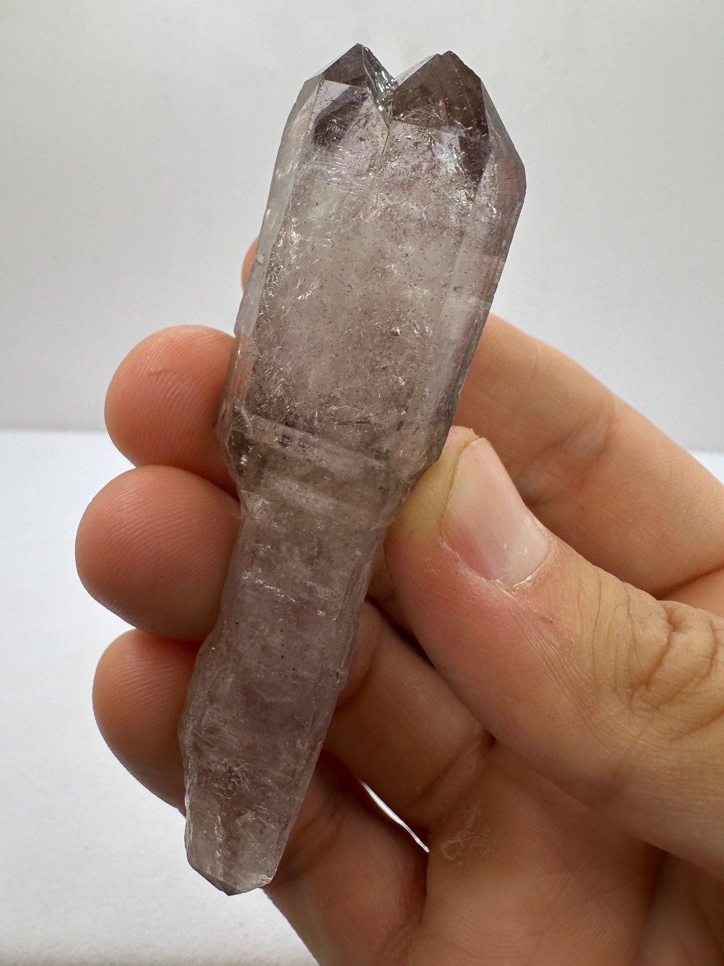 Shangaan Amethyst Scepter Crystal, Twin Quartz, Amethyst Scepter, Zimbabwe, Reiki Healing, 37.99 Grams