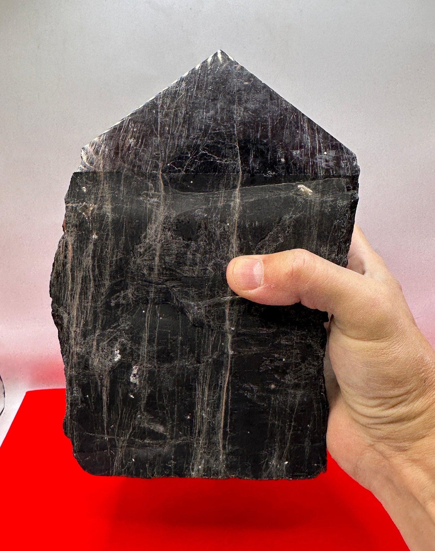 Black Tourmaline uncut natural stone, Beautiful and I cute, Psychic Protection, Rock Collection, Office Decor, Home Decor, 10 lb 8.3 ounces