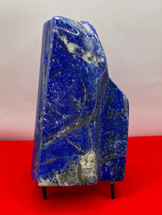 Beautiful High Quality Lapis Lazuli Stone Slab, Rock Collection, Home Decor, Reiki, Throat Chakra, Energy Work, 3 lbs 3.0 ounces