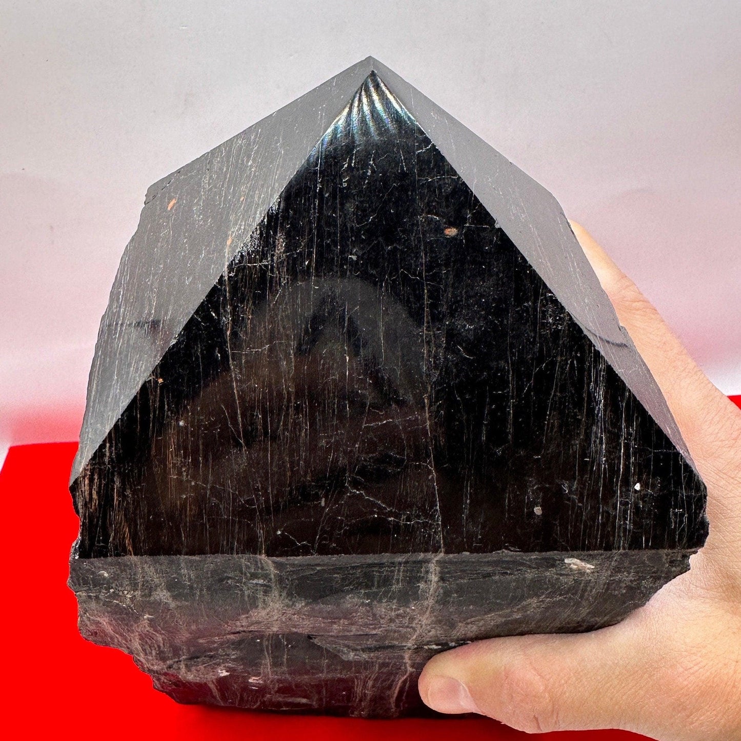 Black Tourmaline uncut natural stone, Beautiful and I cute, Psychic Protection, Rock Collection, Office Decor, Home Decor, 10 lb 8.3 ounces