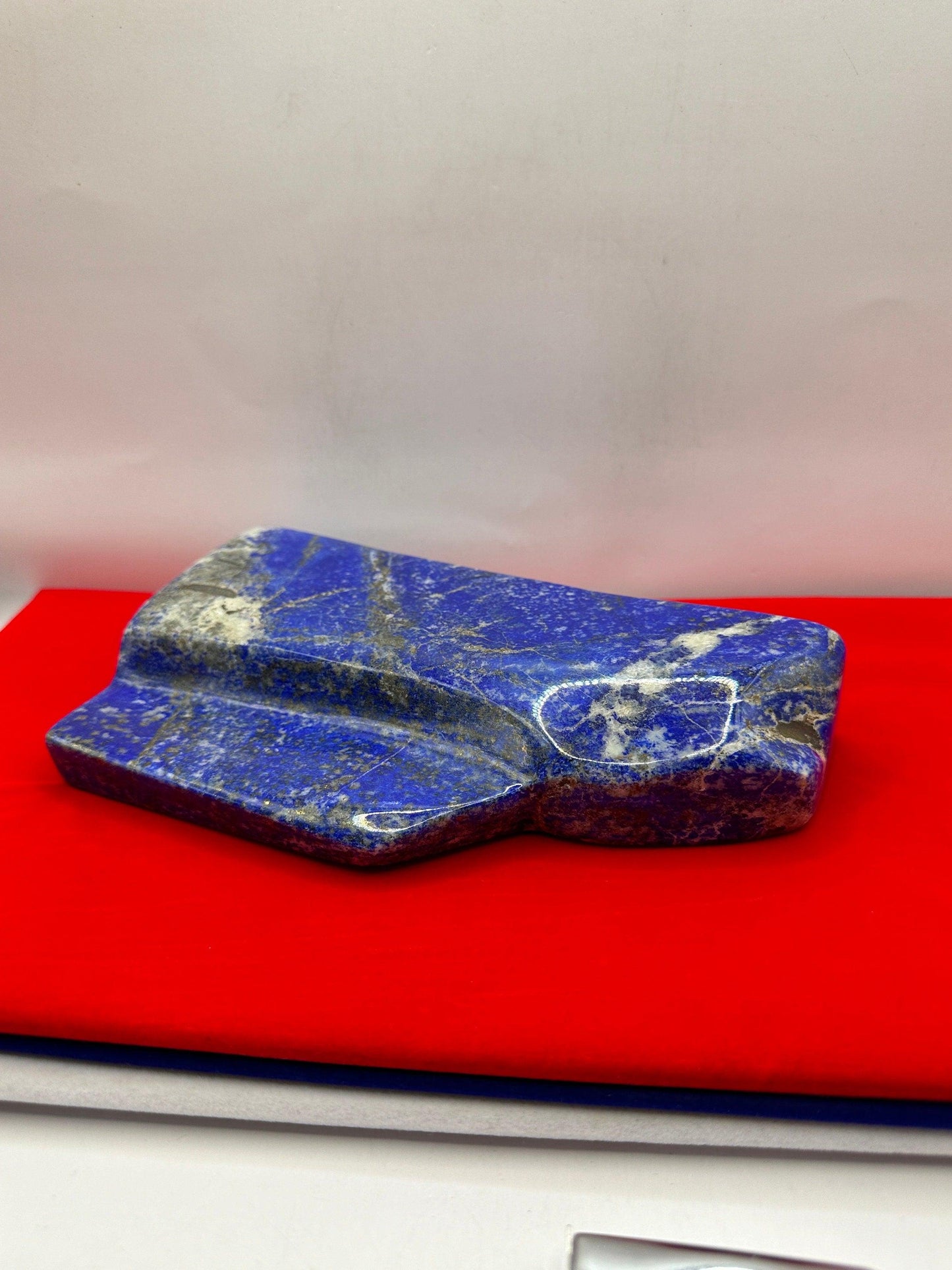 Beautiful High Quality Lapis Lazuli Stone Slab, Rock Collection, Home Decor, Reiki, Throat Chakra, Energy Work, 3 lbs 3.0 ounces