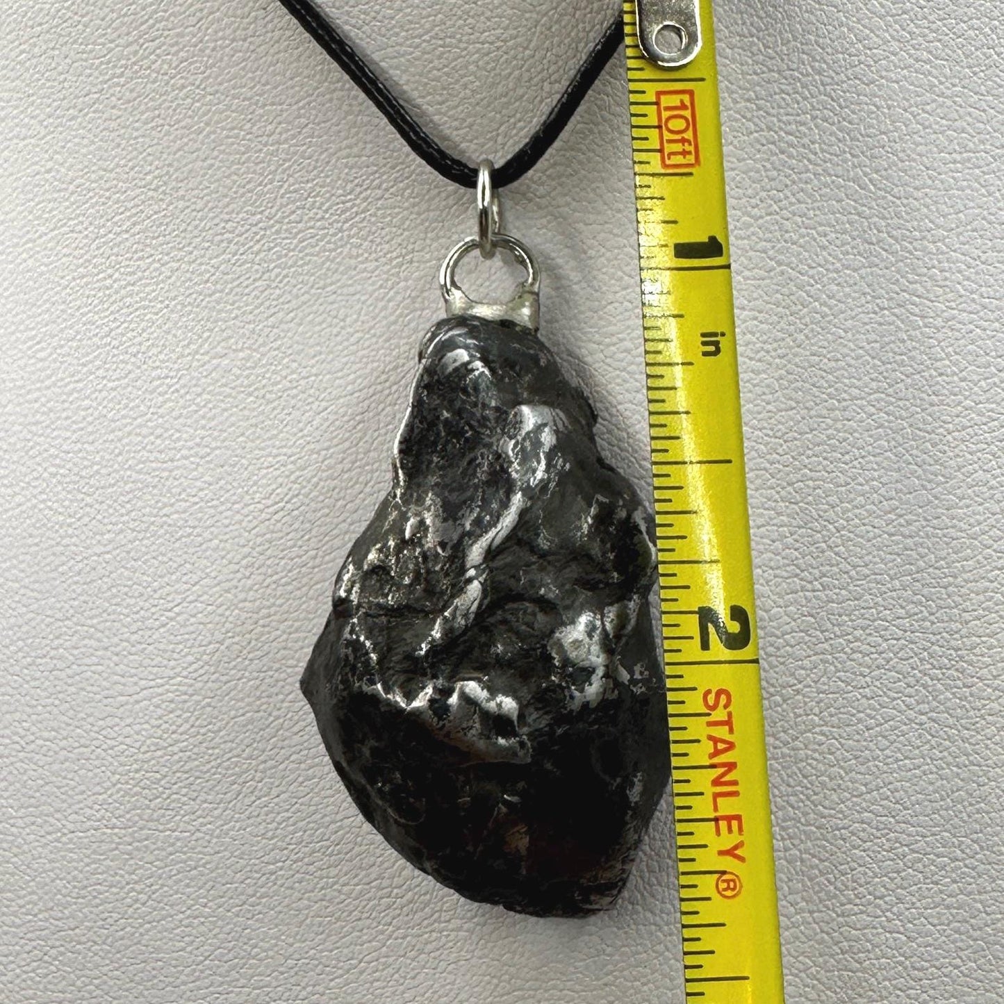 Beautiful Meteorite Campo del Cielo Pendant 44.12 Grams, Oriented, Astronomy Gift, Authentic Meteorite, Meteorite Jewelry, Meteorite Pendant