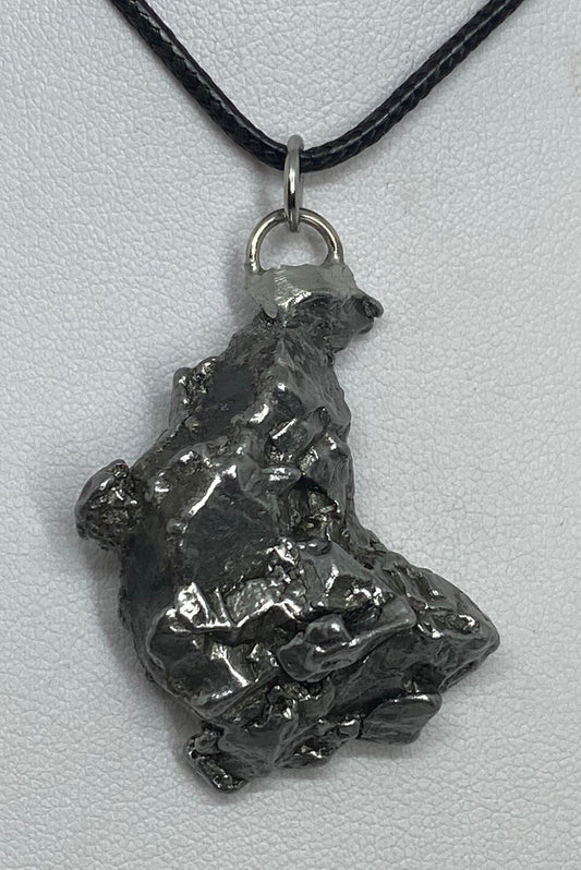 Rare Meteorite Campo del Cielo Pendant 29.07 grams, Beautiful and unique meteorite formation, a gift from the cosmos