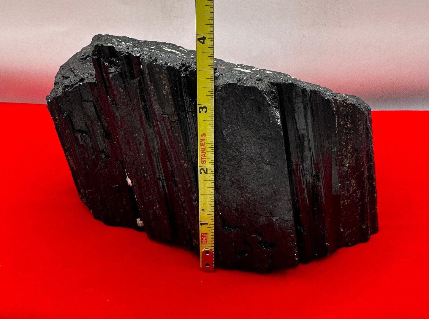 Black Tourmaline uncut natural stone, Brazilian Tourmaline, Psychic Protection, Rock Collection, Office Decor, Home Decor, 6 lb 2.0 ounces